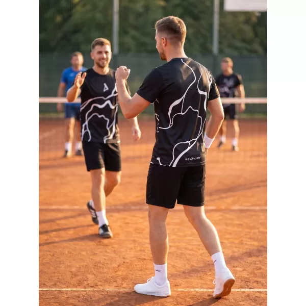  Prémiové pánske funkčné tričko ALTISPORT VOJ/ALM073TR01 ČIERNA 