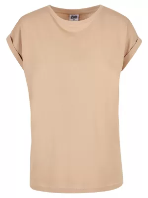 Dámska T -shirt URBAN CLASSICS TB771 Union BEIGE