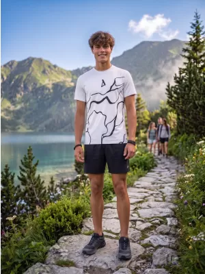 Prémiové pánske funkčné tričko ALTISPORT VOJ/ALM073TR01 BIELA