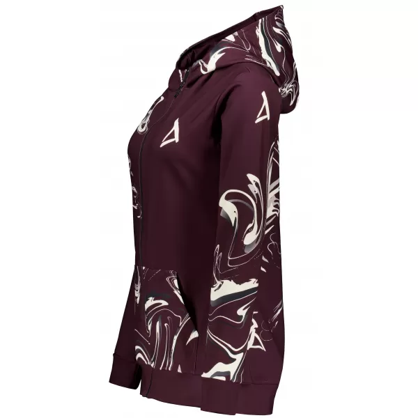  Dámska prémiová mikina na zips ALTISPORT VOJ/ALW064MI02 RUDA 