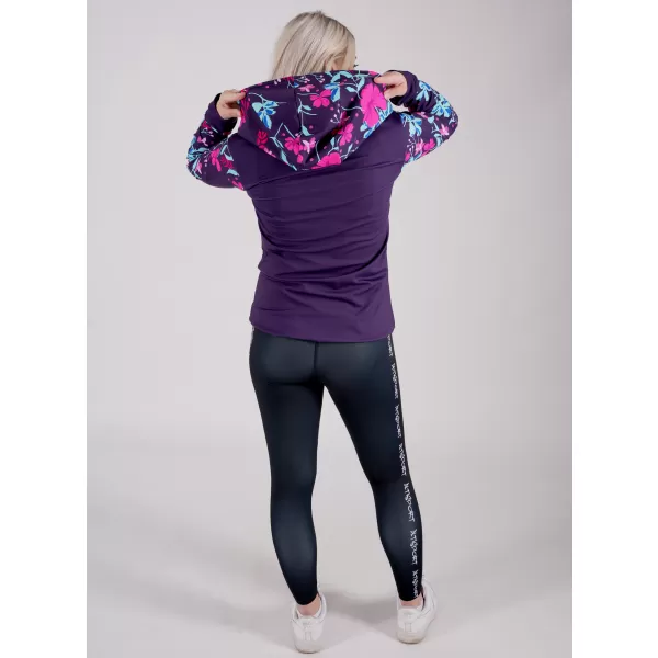  Dámska prémiová mikina na zips ALTISPORT VOJ/ALW063MI02 FUCHSIOVÁ 