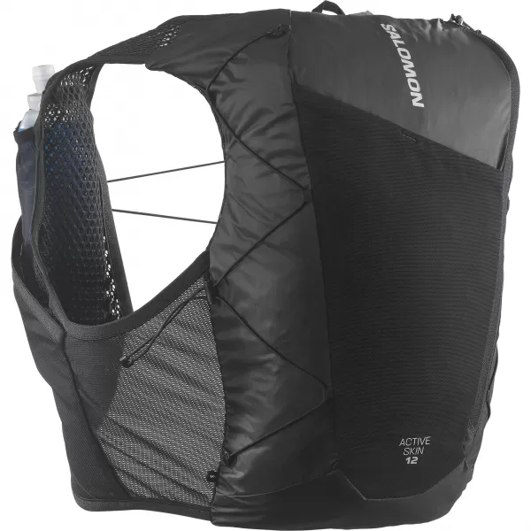  Pánsky ruksak SALOMON ACTIVE SKIN 12 SET LC2177400 ČIERNA/KOVOVÁ 