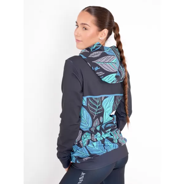 Dámska prémiová mikina na zips ALTISPORT VOJ/ALW061MI02 MODRÁ 