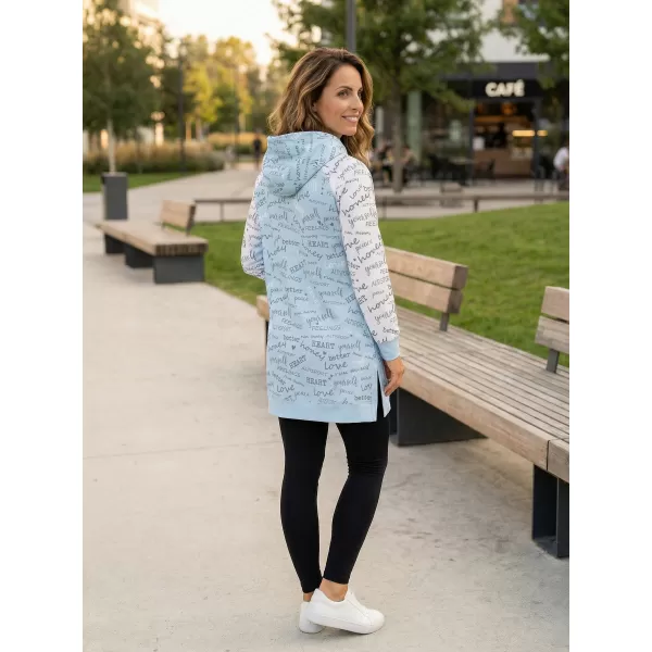 Dámska prémiová funkčná mikina ALTISPORT VOJ/ALW067MI03 BABY BLUE 
