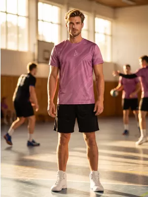 Prémiové pánske funkčné tričko ALTISPORT VOJ/ALM072TR01 FIALOVÁ