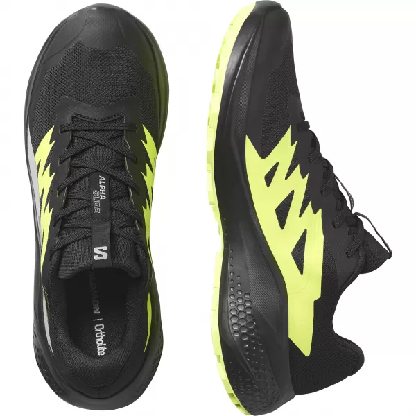  Pánske topánky SALOMON ALPHAGLIDE GTX L47802000 ČIERNA/ZLIATINA/OSTRO ZELENÁ 
