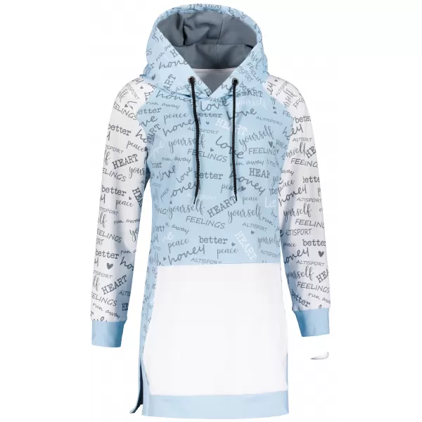  Dámska prémiová funkčná mikina ALTISPORT VOJ/ALW067MI03 BABY BLUE 