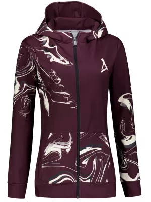 Dámska prémiová mikina na zips ALTISPORT VOJ/ALW064MI02 RUDA