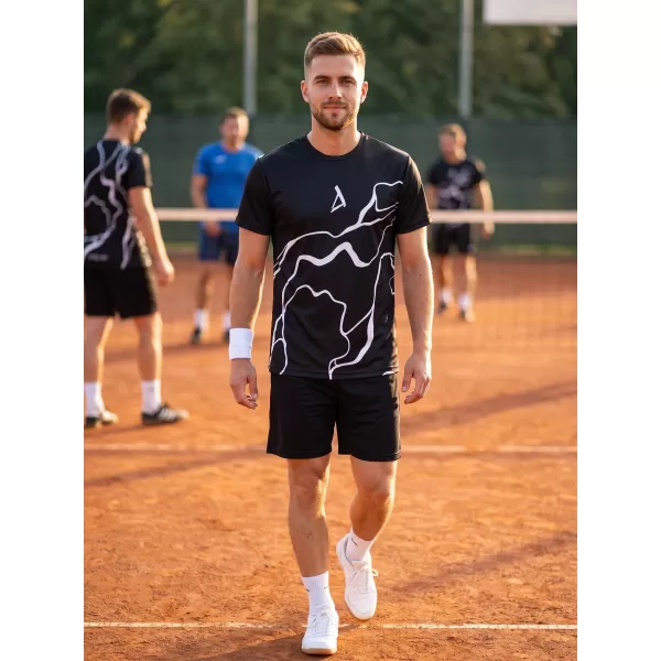  Prémiové pánske funkčné tričko ALTISPORT VOJ/ALM073TR01 ČIERNA 