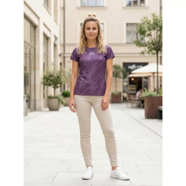  Dámske prémiové funkčné tričko ALTISPORT VOJ/ALW072TR01 FIALOVÁ 