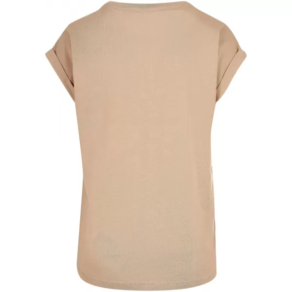  Dámska T -shirt URBAN CLASSICS TB771 Union BEIGE 