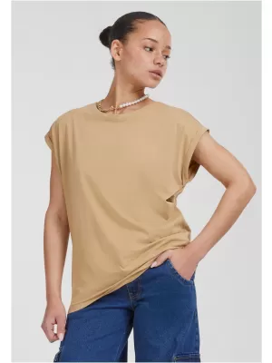 Dámska T -shirt URBAN CLASSICS TB771 Union BEIGE