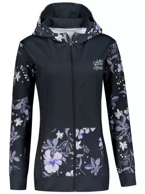 Dámska prémiová mikina na zips ALTISPORT VOJ/ALW063MI02 ČIERNA