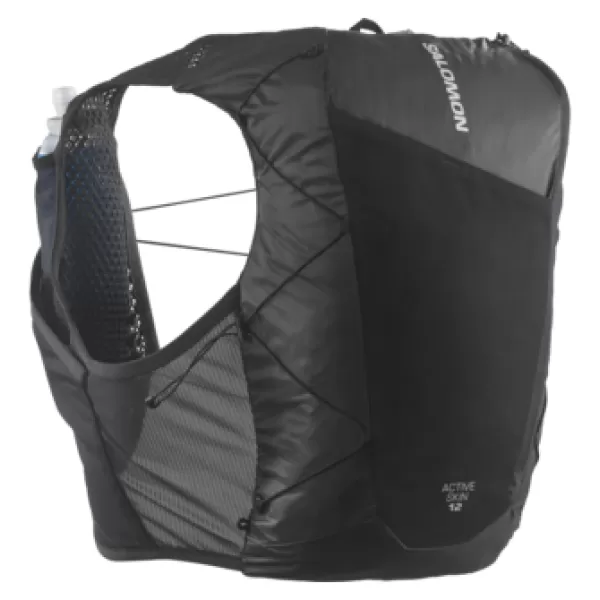  Pánsky ruksak SALOMON ACTIVE SKIN 12 SET LC2177400 ČIERNA/KOVOVÁ 