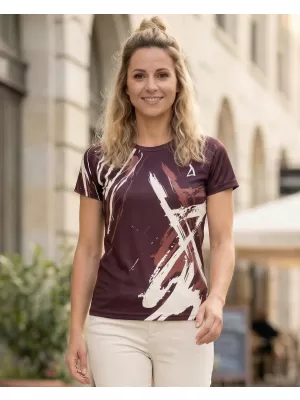 Dámske prémiové funkčné tričko ALTISPORT VOJ/ALW074TR01 RUDA