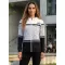 Dámska prémiová mikina na zips ALTISPORT VOJ/ALW023MI02 ČIERNOBIELY