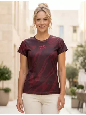 Dámske prémiové funkčné tričko ALTISPORT VOJ/ALW072TR01 VÍNOVO ČERVENÉ