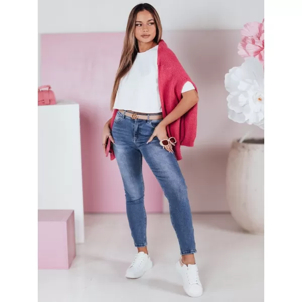  Dámske nohavice DSTREET UY2366 NÁMORNÍCKA MODRÁ 