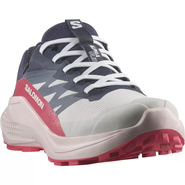  Dámske topánky SALOMON ALPHAGLIDE GTX W L47802300 MESAČNÁ SKALA/MODRÉ NOCI/ČERVENÁ ČERVENÁ 