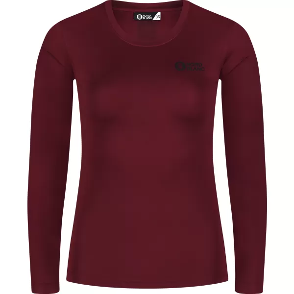  Funkčný T -shirt NORDBLANC Success NBSLF8030 Burgundsko 
