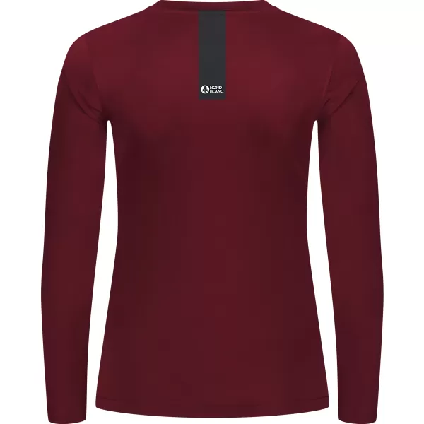  Funkčný T -shirt NORDBLANC Success NBSLF8030 Burgundsko 