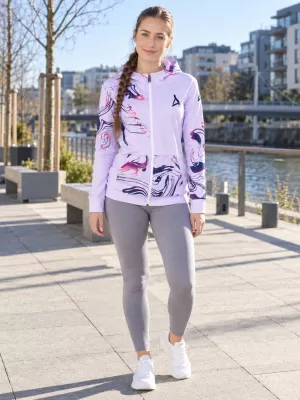 Dámska prémiová mikina na zips ALTISPORT VOJ/ALW064MI02 ORGOVÁN