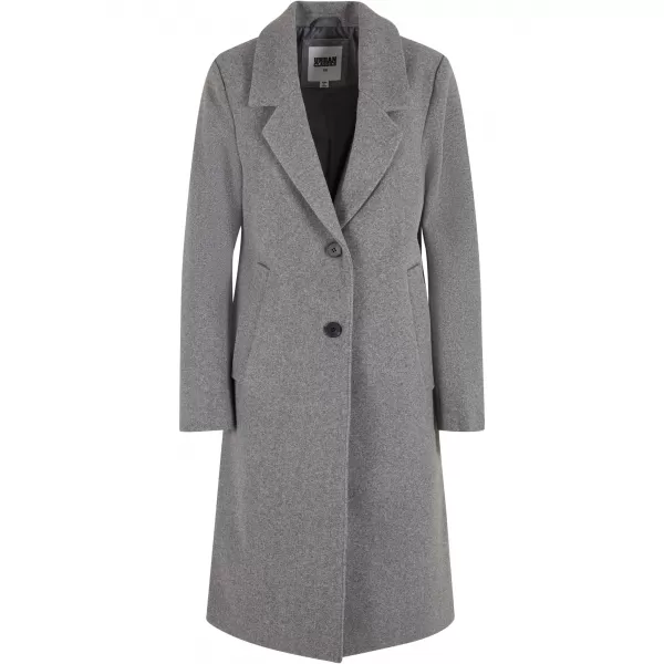  Dámsky kabát URBAN CLASSICS TB7075 TMAVOŠEDÁ MELANŽ 