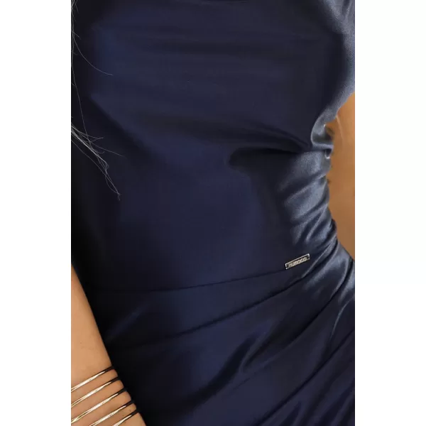  Šaty NUMOCO DIANE 483-6 TMAVO MODRÁ 