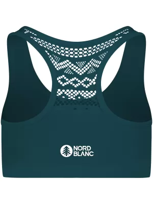 Dámska športová podprsenka NORDBLANC STABILITY NBSFL8034 GS ZELENÁ