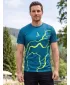 Prémiové pánske funkčné tričko ALTISPORT VOJ/ALM073TR01 NÁMORNÍCKA-FLUO ŽLTÁ