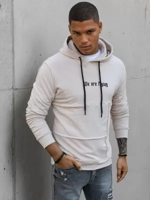 Pánska mikina DSTREET BX5477 KARAMEL