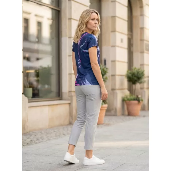  Dámske prémiové funkčné tričko ALTISPORT VOJ/ALW074TR01 MODRO-FIALOVÁ 