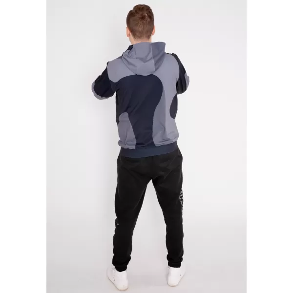  Pánska prémiová mikina na zips ALTISPORT VOJ/ALM056MI02 ČIERNA 