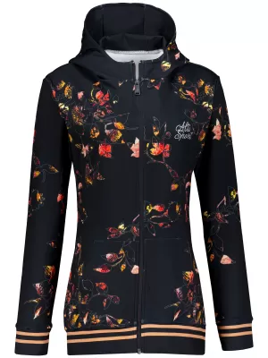 Dámska prémiová mikina na zips ALTISPORT VOJ/ALW024MI02 ČIERNA