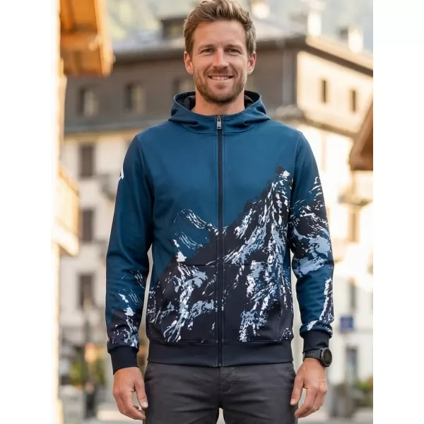  Pánska prémiová mikina na zips ALTISPORT VOJ/ALM059MI02 NÁVYKY 