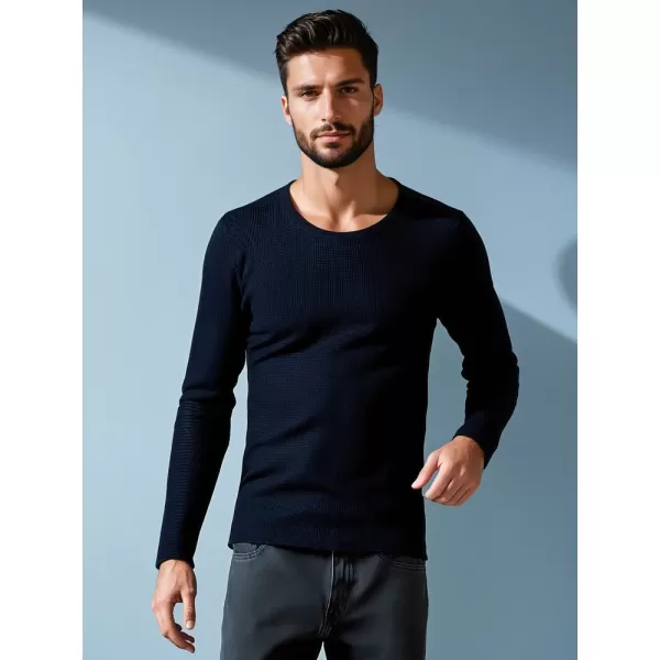  Pánsky sveter dstreet wx2296 námorná modrá 