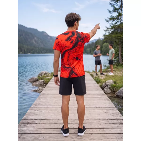  Prémiové pánske funkčné tričko ALTISPORT VOJ/ALM071TR01 ČERVENÁ 