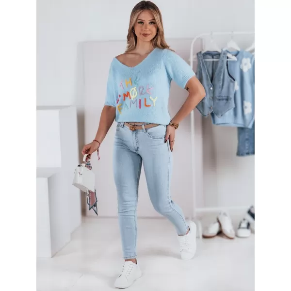  Dámske nohavice DSTREET UY2369 SVETLO MODRÁ 