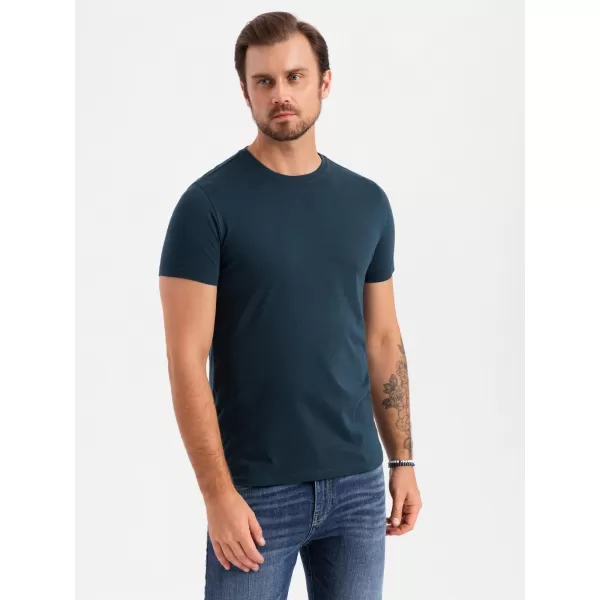  Pánska košeľa OMBRE om-tsbs-0232 3x NAVY BLUE 