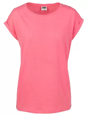 Dámska t -shirt URBAN CLASSICS TB771 Pink Grapefruit