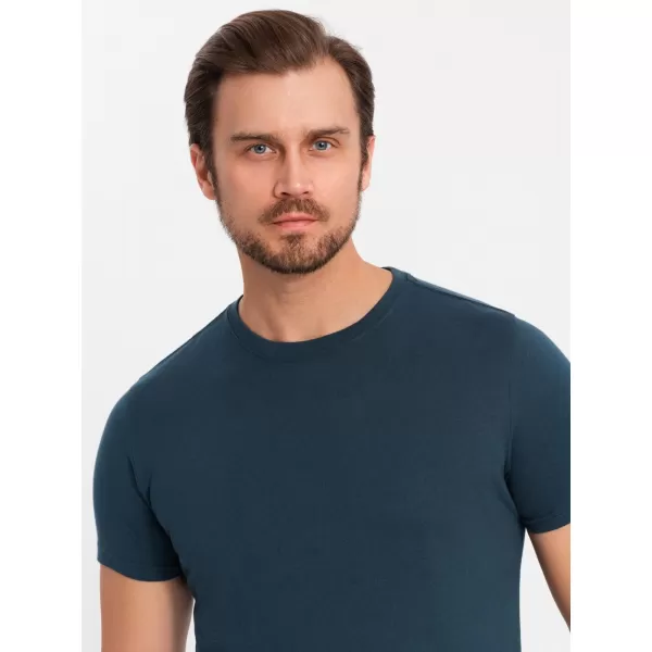  Pánska košeľa OMBRE om-tsbs-0232 3x NAVY BLUE 