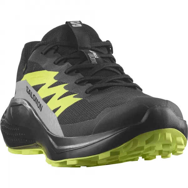  Pánske topánky SALOMON ALPHAGLIDE GTX L47802000 ČIERNA/ZLIATINA/OSTRO ZELENÁ 