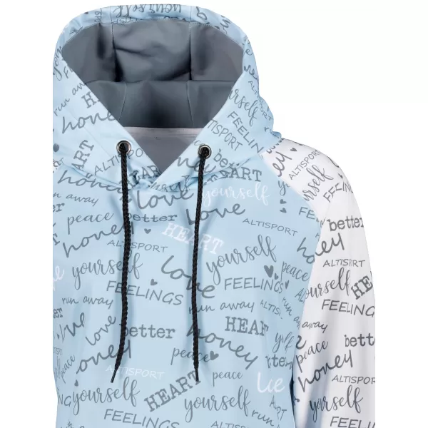  Dámska prémiová funkčná mikina ALTISPORT VOJ/ALW067MI03 BABY BLUE 