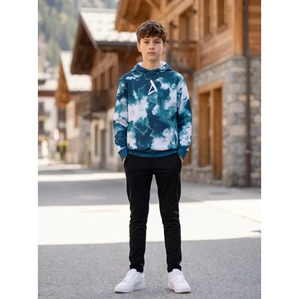  Prémiová detská mikina ALTISPORT VOJ/ALK066MI01 ZELENÁ/MODRÁ 