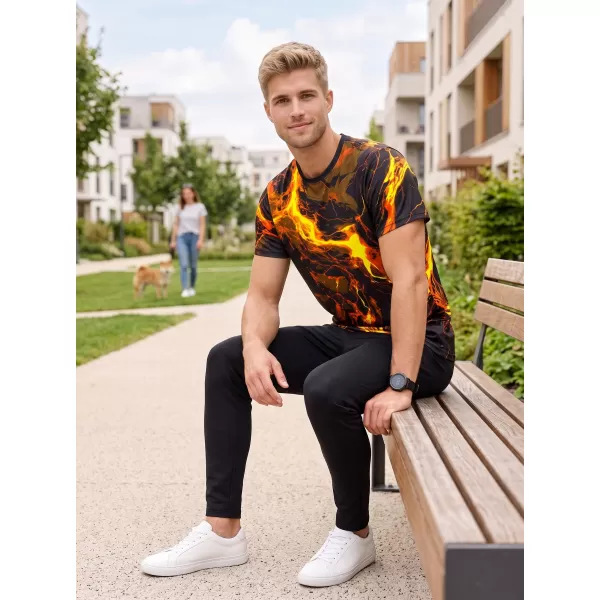 Prémiové pánske funkčné tričko ALTISPORT VOJ/ALM071TR01 ČIERNA A ŽLTÁ 