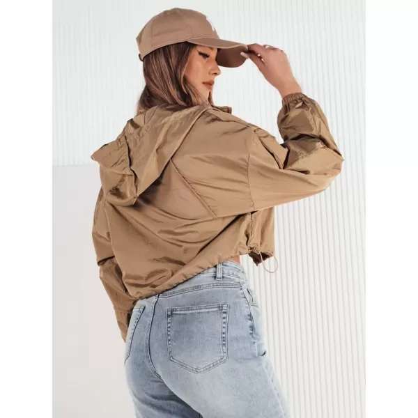  Dámska bunda DSTREET TY4208 BÉŽOVÁ 
