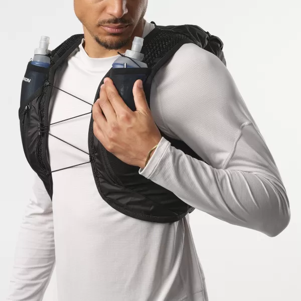  Pánsky ruksak SALOMON ACTIVE SKIN 12 SET LC2177400 ČIERNA/KOVOVÁ 