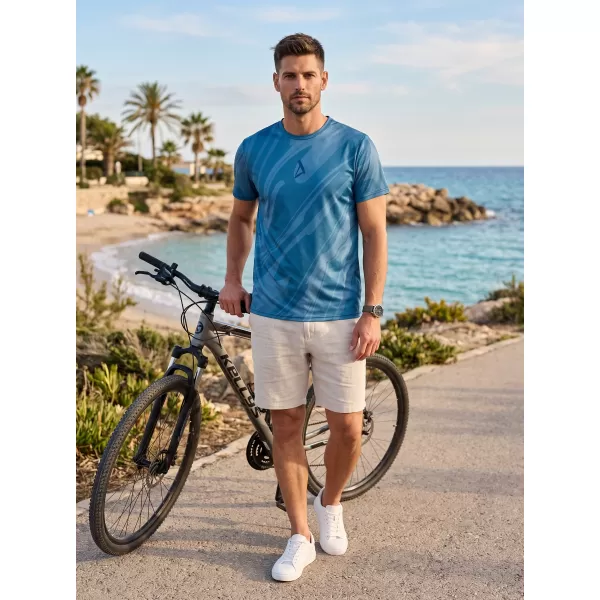  Prémiové pánske funkčné tričko ALTISPORT VOJ/ALM072TR01 POLNOČNÁ MODRÁ 