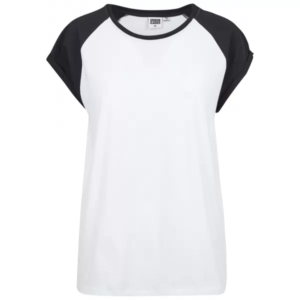  Dámska t -shirt URBAN CLASSICS TB1913 biela/čierna 