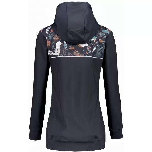  Dámska prémiová mikina na zips ALTISPORT VOJ/ALW062MI02 ČIERNA 